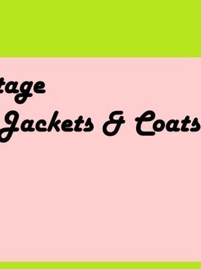 Vintage Jackets & Coats